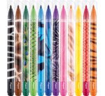 Maped Color'Peps Animals Felt Tip Pens Set 12 Colors