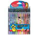 Kit de coloriage COLOR'PEPS MONSTER, étui de 24