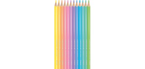 Crayon de couleur COLOR'PEPS Pastel, étui carton de 12
