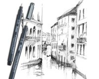 Pentel Feutre technique permanent Pointliner, set de 14