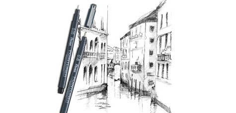 Pentel Permanent-Technik-Fineliner Pointliner, Satz von 8