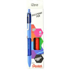 Stylo à bille rétractable iZee, étui de 4, BASIC