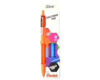 Stylo à bille rétractable iZee, étui de 4, TREND