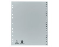 Intercalaire en plastique, A-Z, A4+, 20 touches
