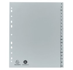 Intercalaire en plastique, A-Z, A4+, 20 touches