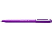 Stylo-bille pentel izee a capuchon pointe moyenne 1mm   encre faible viscosite        rechargeable violet