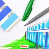 Arts Stylo feutre Sign Pen S520, étui de 4