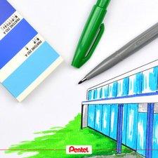 Arts Stylo feutre Sign Pen S520, étui de 4