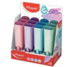 Surligneur FLUO'PEPS Glitter PASTEL, présentoir de 12