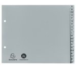 Intercalaire en plastique, A-Z, 2/3 A4, 20 touches