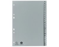 Intercalaire en plastique, A-Z, A5, 24 touches