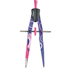 Coffret compas PRECISION SYSTEM FANCY, 5 pièces