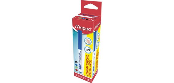 Whiteboard marker Marker'Peps, promotieverpakking van 12