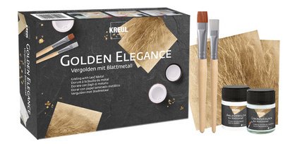 Dorure à la feuille de métal, Set Golden Elegance