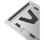 Laptopstandaard MHLAPTOP, aluminium