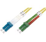 Câble de brassage à fibre optique, LC-Duplex (APC) -