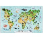 Sous-main 'Carte du monde', (L)550 x (H)350 mm