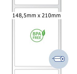 Etiquettes d'expédition thermiques, 148,5 x 210 mm