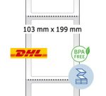 Etiquettes d'expédition thermiques, 103 x 199 mm