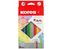 Kleurpotlood 'Kolores Style' -  kartonnen etui van 15 stuks