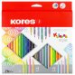 Crayon de couleur 'Kolores Style', étui carton de 26