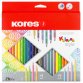 Crayon couleur triangulaire 'Kolores Style', étui 26