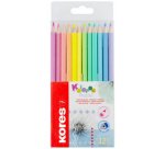 Crayon de couleur 'Kolores Pastel', étui carton de 12