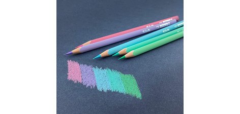 Crayon de couleur 'Kolores Pastel', étui carton de 24