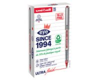 Roller balpen eye fine UB-157, VALUE PACK, rood