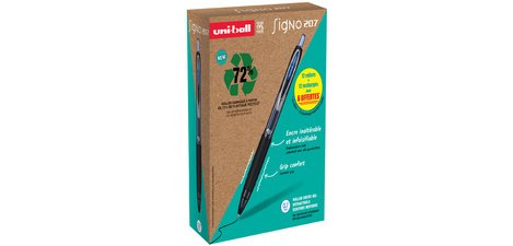 Gel Ink Roller Pen SIGNO 207, VALUE PACK