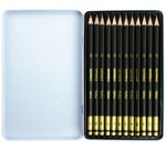 'Grafitos Art' Pencil, metal case of 12
