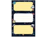 Étiquettes pour livres Space, 76 x 35 mm