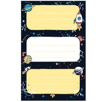 Étiquettes pour livres Space, 76 x 35 mm