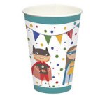 Gobelet en carton 'Super héros', 0,2 l