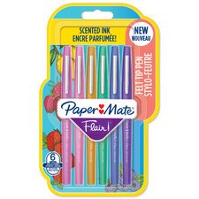 Blister de 6 feutres Flair Senteur assortis