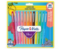 Blister 12 stylos-feutres paper mate flair senteur      coloris assortis
