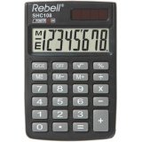 Calculatrice de poche SHC 108, noir