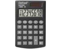 Calculatrice de poche SHC 208, noir