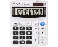 Calculatrice de bureau SDC 410, blanc