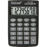 Calculatrice de poche HC 108, noir