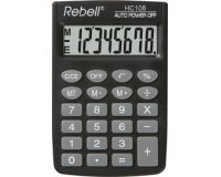 Calculatrice de poche HC 108, noir