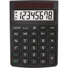 Calculatrice de bureau écologique Eco 310, noir