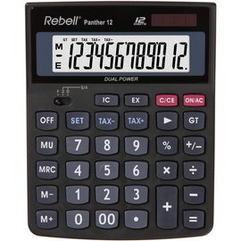 Calculatrice de bureau Panther 12, noir