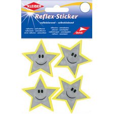 Sticker réfléchissant 'Etoiles', argent