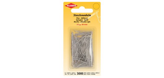 Epingles à tête d'acier