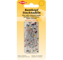 Epingles multicolores