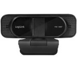 Webcam USB Full HD avec micro double, noir