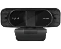 Webcam USB Full HD à deux micros, noir