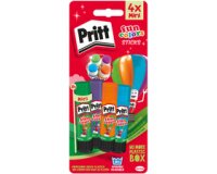 Bâton de colle Fun Colors, carte blister de 4