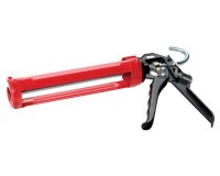 Kitpistool voor kokers, zwart/rood